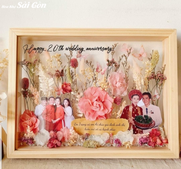 Tranh hoa khô từ Cơ Sở Hoa Khô - Mã: 019