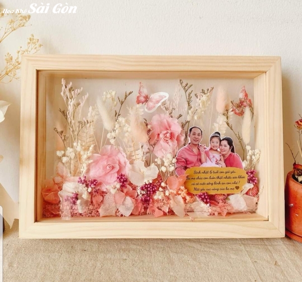 Tranh hoa khô từ Cơ Sở Hoa Khô - Mã: 020
