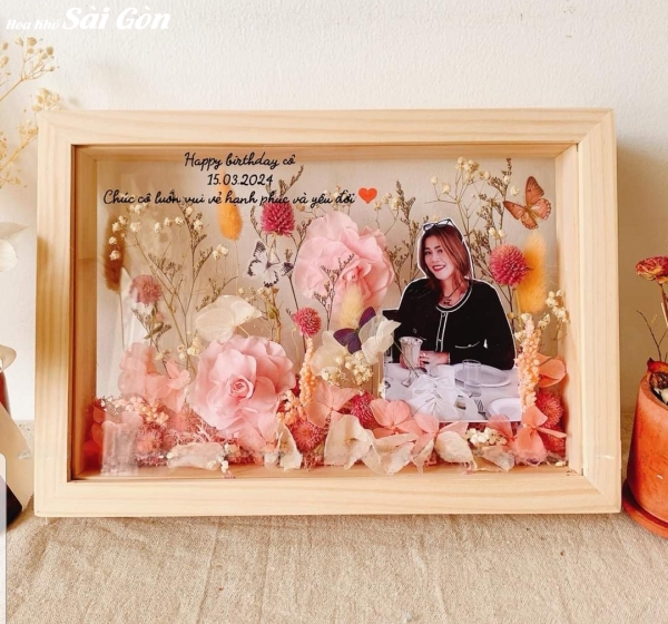 Tranh hoa khô từ Cơ Sở Hoa Khô - Mã: 022