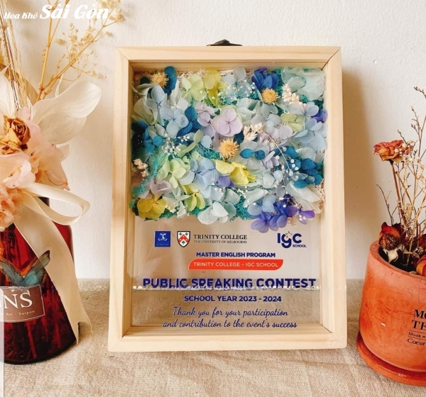 Tranh hoa khô từ Cơ Sở Hoa Khô - Mã: 023