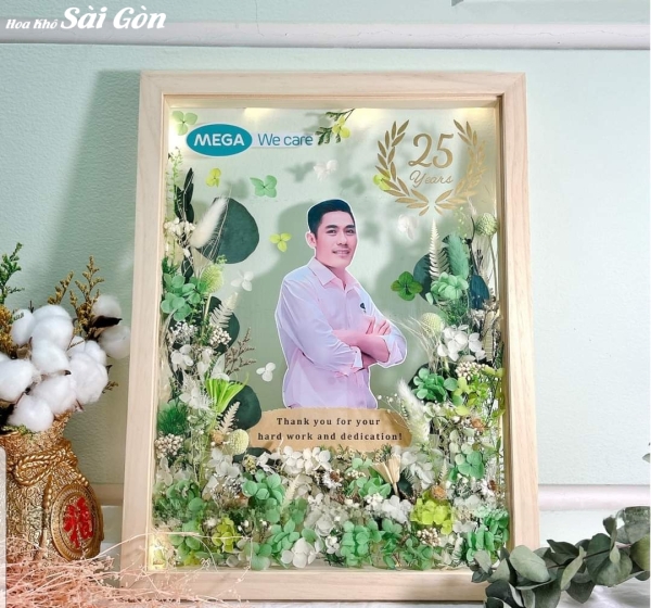 Tranh hoa khô từ Cơ Sở Hoa Khô - Mã: 030
