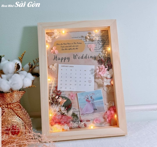 Tranh hoa khô từ Cơ Sở Hoa Khô - Mã: 033