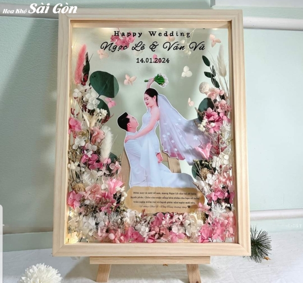 Tranh hoa khô từ Cơ Sở Hoa Khô - Mã: 034