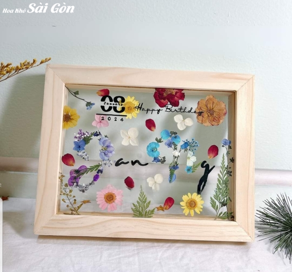 Tranh hoa khô từ Cơ Sở Hoa Khô - Mã: 038
