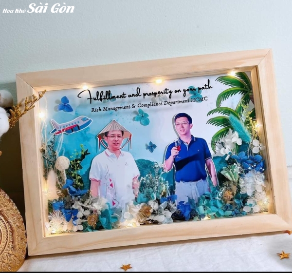 Tranh hoa khô từ Cơ Sở Hoa Khô - Mã: 040