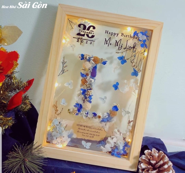 Tranh hoa khô từ Cơ Sở Hoa Khô - Mã: 048