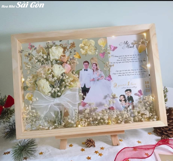 Tranh hoa khô từ Cơ Sở Hoa Khô - Mã: 051