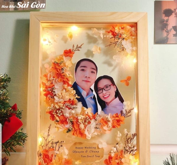 Tranh hoa khô từ Cơ Sở Hoa Khô - Mã: 053