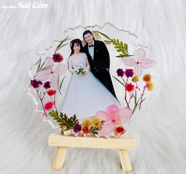 Tranh hoa khô ép Resin Epoxy - Mã: 03