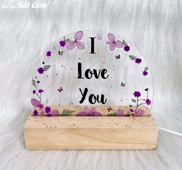 Tranh hoa khô ép Resin Epoxy - Mã: 07