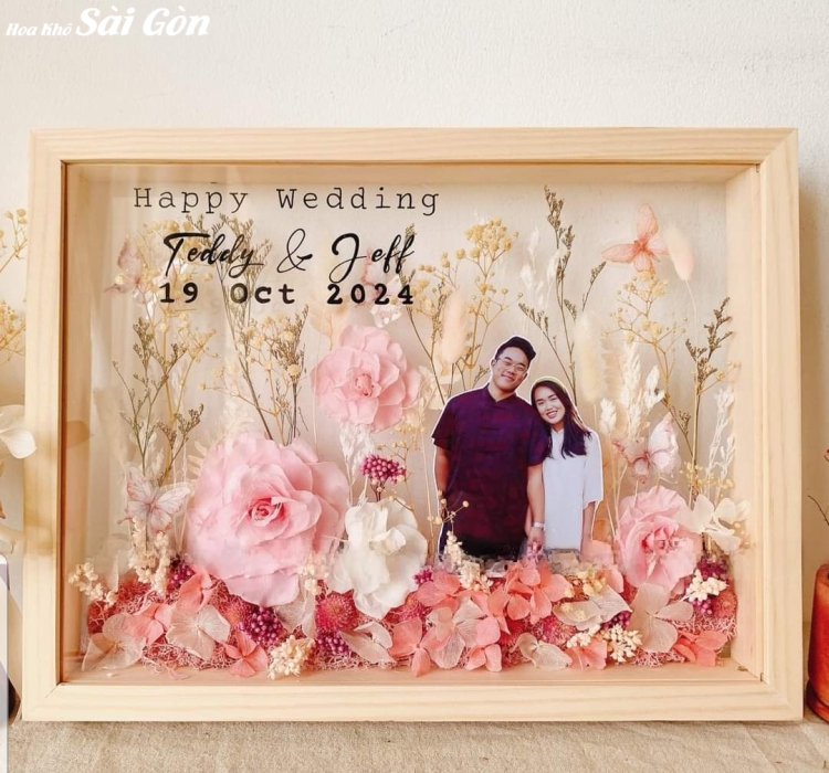 Tranh hoa khô từ Cơ Sở Hoa Khô - Mã: 018